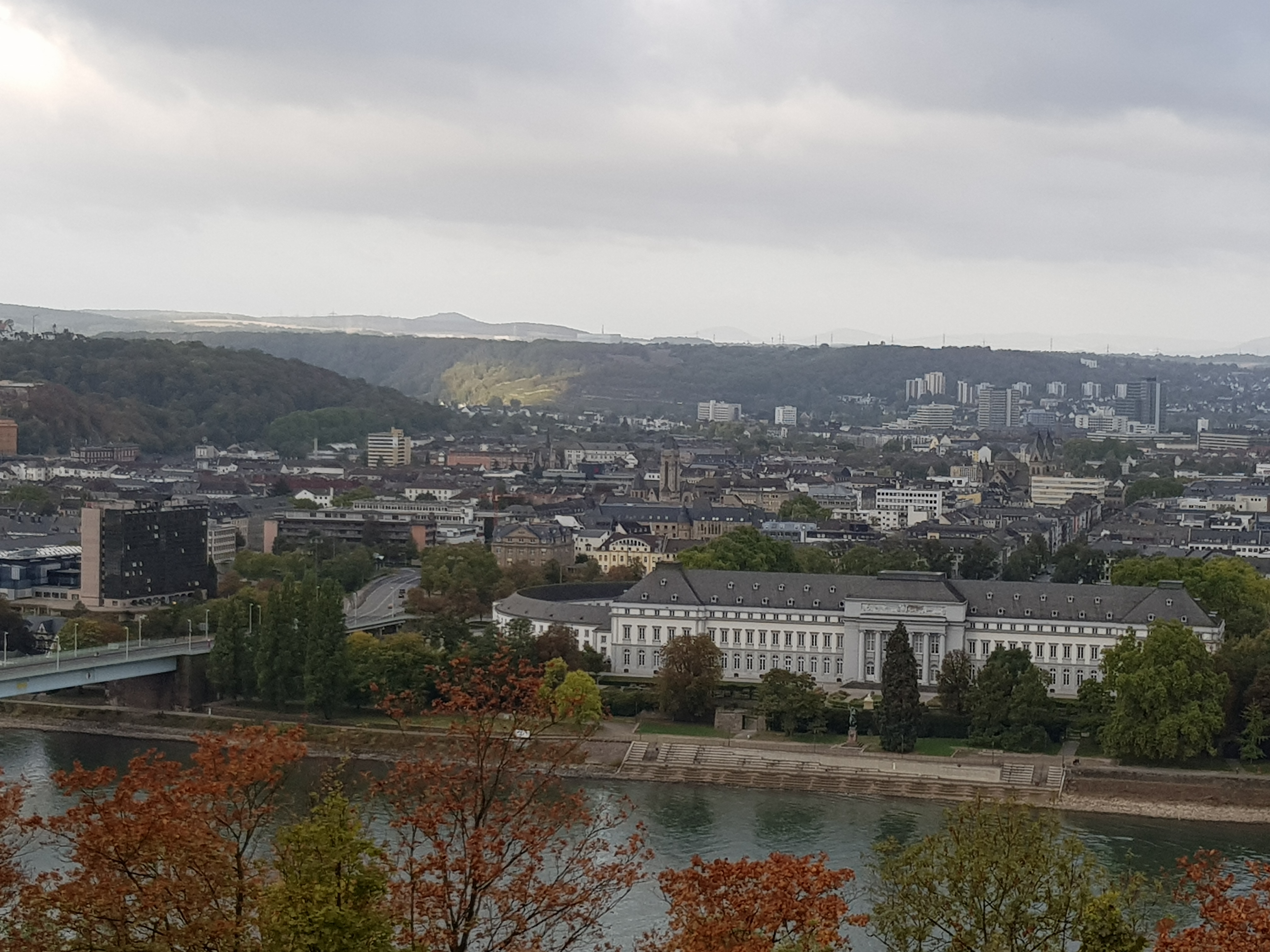 Koblenz - Das Schloss vom Asterstein aus gesehen